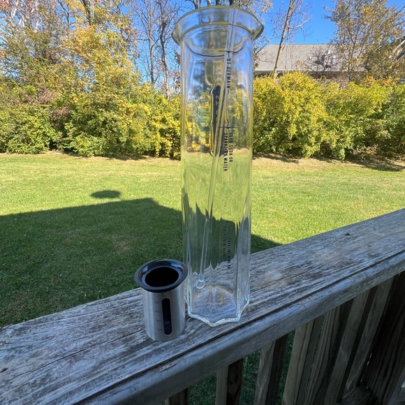 St Germaine Glass Carafe Cocktail Mixing Pitcher And Stir. - Picture 9 of 13